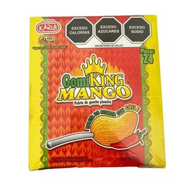 Paleta Gomi King Sabor Mango Enchilada Caja De 24 Unidades