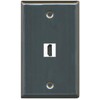 RiteAV (1 Gang Flat) HDMI Wall Plate Stainless Steel