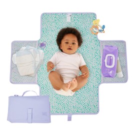 Hylat Baby Foldable Changing Mat for on The go - Ideal Travel Changing mat for Active Families - Lilac