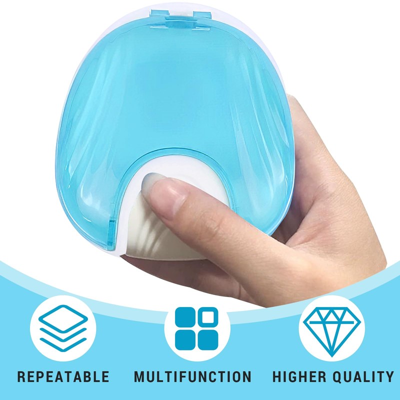 Thoquene Pack of 2 dental splint box, box for dentures,