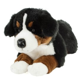 Cuddly Toy Bernese Mountain Dog 45 cm Lying Brown / Black / White Plush Amber Mountain Dog Uni Toys