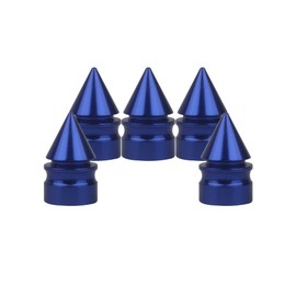 Senzeal 5 Pcs aluminum alloy spiked valve caps