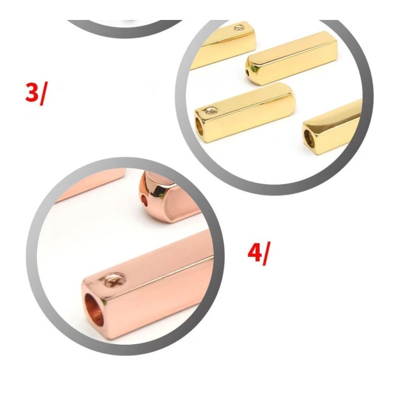 4 Pcs Metal Aglet Shoelace Tips with Screwdriver - Shoelace