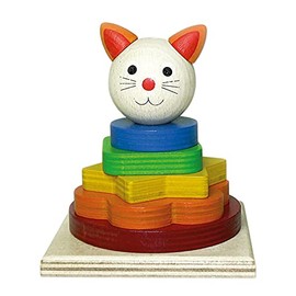 Hess Wooden Toddler Toy 13 Parts Plug Tipper