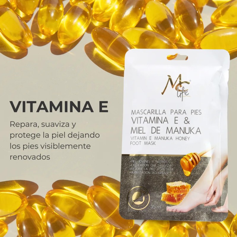 Exfoliante Para Pies, Miel, Elimina Piel Muerta. Mc Life Exfoliante