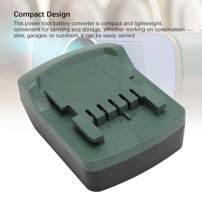 18V Battery Adapter ABS Plastic Compact Cordless Power Tool Battery