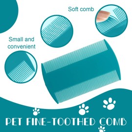 OQKAHIV 5 Piece Set: Extra Fine Lice and Nit Comb for Children, Lice and Flea Comb, Effective Control of Head Lice and Nits, Ideal for Home or Travel