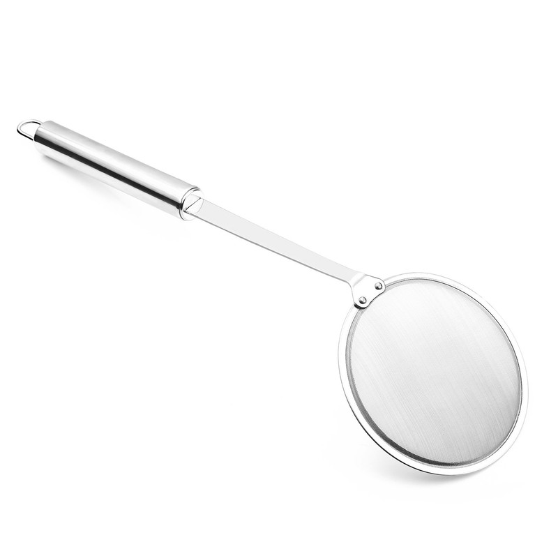 Hiware Stainless Steel Fat Skimmer Spoon - Fine Mesh Food