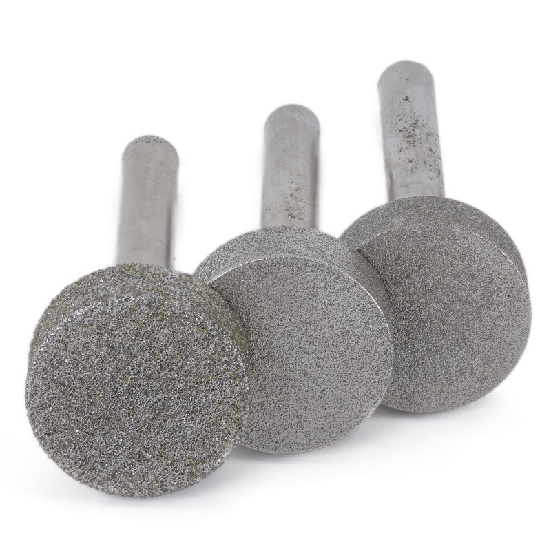 ILOVETOOL Diamond Coated 20 mm Cylinder Cylindrical Mounted Point Grinding