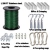 Spark Future 200FT 304 Stainless Steel Wire Rope Kit, 2mm(0.08
