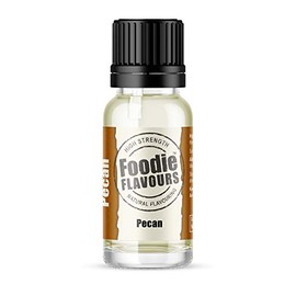 Foodie Flavours Natural Pecan Flavouring, High Strength - 15ml