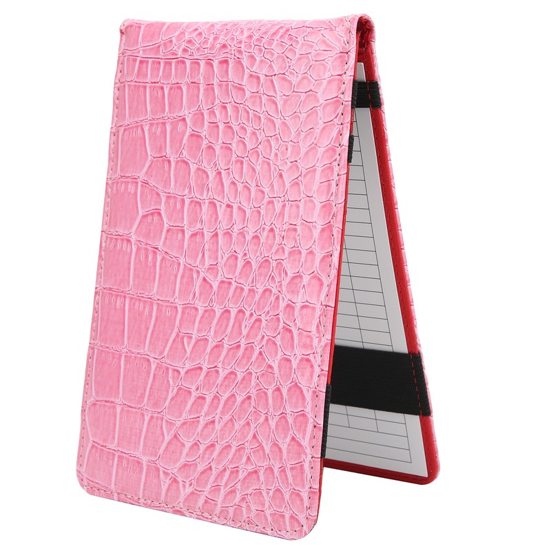 Golf Scorecard Holder PU Leather Scoring Book Golf Score Card