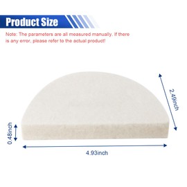 3PCS Soft Wool Felt Squeegee for Vinyl - Shrink Wool Squeegee Car Window Tint Tools - No Scratch Car Mirror Squeegee Window Tint Squeegee for Car Vinyl Wrap Tint Film Installation & Application