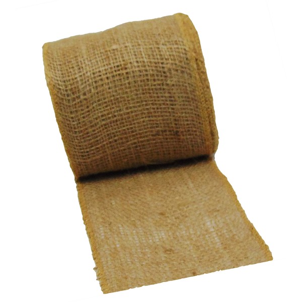 AAYU 5 inch X 10 Yards Loose Weave Jute Burlap