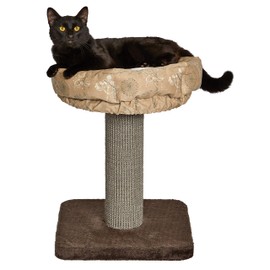 MidWest Sturdy & Fashionable Cat Tree Stylish Cat Tree Features a Removable Cat Bed & Sisal Fabric Cat Scratching Posts for Easy Cleaning 1-Year Manufacturer's Warranty