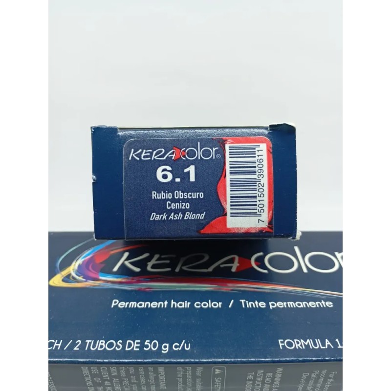 Tintes Keracolor Gama Cenizos Nutrapel 2 Tubos 50 Gr C/u