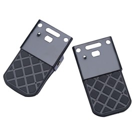 KACEPAR Metal ATV Foot Rests, ATV Foot Rests, Univeral Foot Rests Fit For ATV Compatible with Rubicon Compatible with Kawasaki Compatible with Polaris Compatible with Suzuki KingQuad 400-750