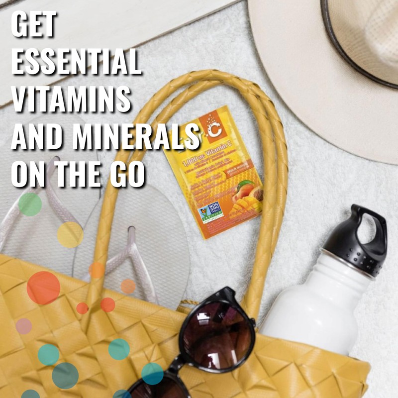 Ener-C Multivitamin Drink Mix - Vitamin Packets for Water, Electrolytes