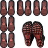 PBQOA 6 Pairs Non Slip Socks for Kids Floor Socks