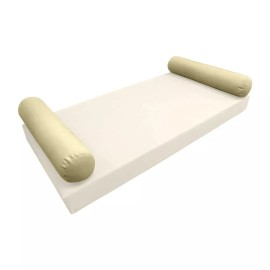 Unbranded *COVER ONLY* Style5 Queen Size 58"x8" Knife Edge Bolster Pillow SlipCover AD103