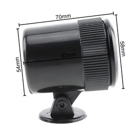 DriSentri Tachometer Gauge, 2" 52mm 12V Blue LED 0-8000RPM Tachometer Tach Gauge Meter with Sensor for Car/Boat/Truck/ATV