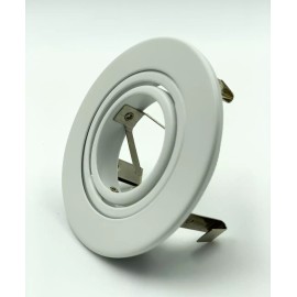 Metro Lighting  3 Inch Can 12V MR16 Recessed Light Adjustable Ring Gimbal Trim 33003WH