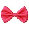 Coool Bowtie 4.4 inches Hot Pink Double Fold