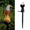 Eagle Decorative Garden Light Stake Outdoor Solar Eagle Statue Light