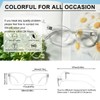 OCCI CHIARI High Power Reading Glasses Women Strongest Readers(Clear 5.0x)