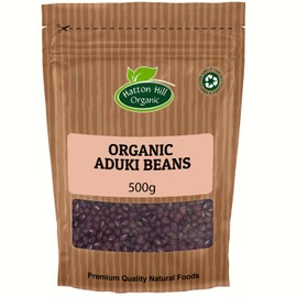 Organic Aduki (Adzuki) Beans 500g by Hatton Hill Organic | A Nutritious and Versatile Plant-Based Powerhouse