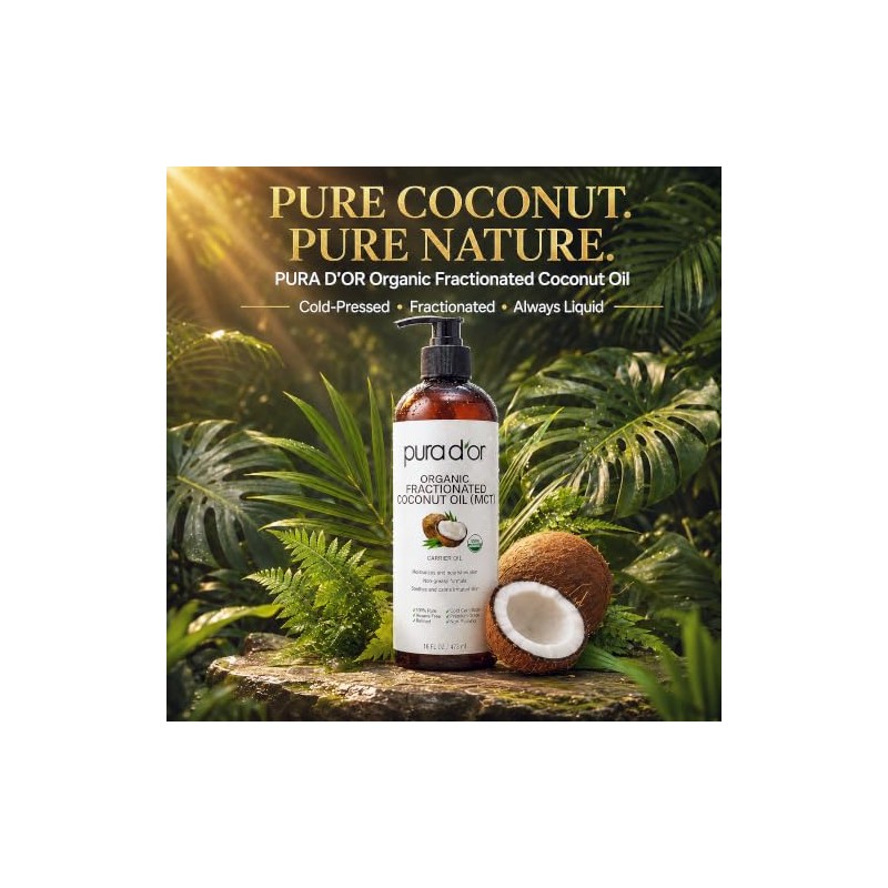Organic Fractionated Coconut Oil