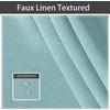 LORDTEX Linen Look Indoor/Outdoor Curtains, 105 x 120 Inch, Seafoam,