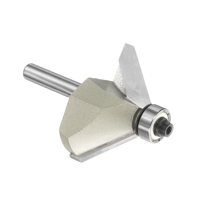 sourcing map 45 Degree Chamfer Router Bit 1/4 Inch Shank
