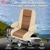 runfider RV Seat Covers for Captains Chairs 2 Pack Class
