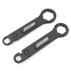 GIDIBII Fork Cap Wrench, Motorcycle Tire Change Tool Removal Spanners 10/12/14/22/27mm Compatible with Honda Africa Twin CRF1000L/ ADV 2016-2020 (Black)