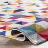 nuLOOM Triangle Geometric Runner Rug, 2' 6" x 8', Multi