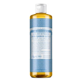 Dr. Bronners Jabón Liquido De Castilla Dr Bronner's 18en1 Sin Aroma 473ml