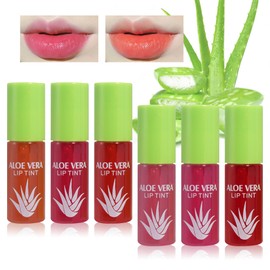 8PCS Aloe Vera Moisturizing Lipstick for Women, Magic Lipstick Lip Blam Gloss Makeup Gift Set, Long Lasting Nourishing Tinted Lip Balm Moisturizer I