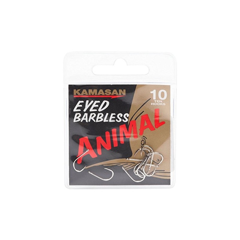 Kamasan Animal Fishing Hooks - Size 10, One Size