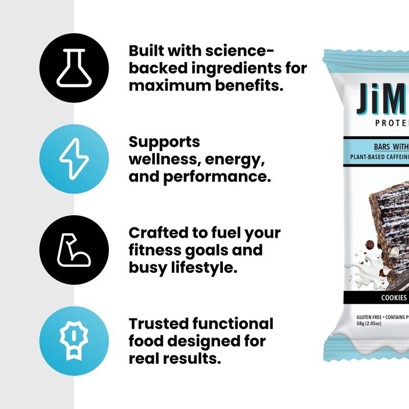 JiMMY'S! Functional Protein Bar - Chocolate Peanut Butter - 12
