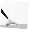 COHEALI 3pcs Stainless Steel Stamp Tweezers Precision Eyelash Assistant for