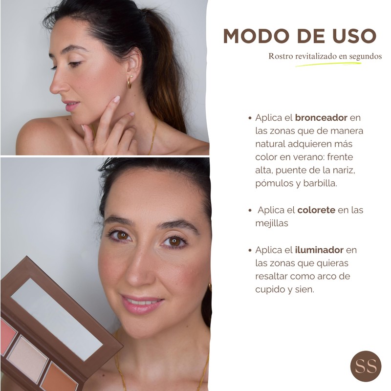 Double S Beauty – The Ultimate Face Palette für Damen,
