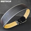 Meteor PU Leather Weightlifting Belt - Self-Locking for Enhanced Support