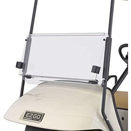 Mr. Golf Cart EZGO TXT 1995-2013 Clear Fold Down Impact Resistant Windshield for EZGO TXT Golf Carts