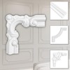 HEXIM Stucco Decoration Made of HDPS/PU White - Stucco Frame