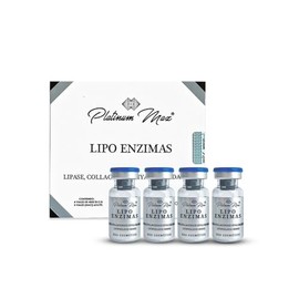 PLATINUMMAX Lipo Enzimas - Para Reducir Medidas, tallas, Reafirmar, Moldear - Lipasa, Colagenasa; Tratamiento 1 mes de uso