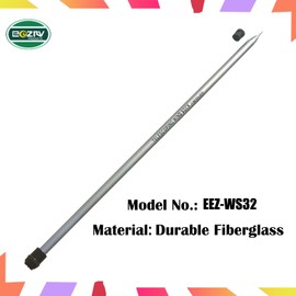 EEZ RV Products 32FT Telescoping Wind Sock Pole, Adjustable and Easy to Assemble, Great for RV Ladder Mount Windsocks, Spinners, and Kites (Pole Only)