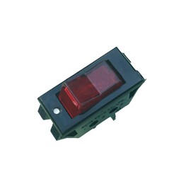 LICHIFIT RF-1001 Rocker Switch 3 Pins 2 Positions 10A 250VAC Switch with Red Light Button for Rong FENG Ship Model Replacement Part