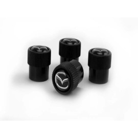 Mazda Genuine Mazda Valve Stem Caps in Black  (set of four) C9N2V3820