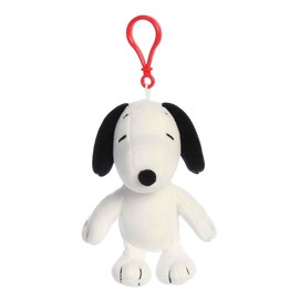 Aurora® Timeless Peanuts® Snoopy Clip-On Stuffed Animal - Classic Characters - Lasting Memories - White 5 Inches